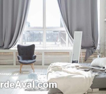 طراحی و دوخت پرده اتاق خواب | پرده اول
