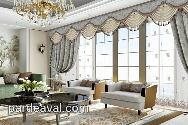 عرضه پرده پذیرایی درجه یک و با کیفیت | پرده اول