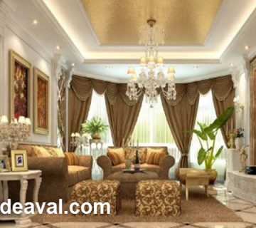 خرید اینترنتی پرده پذیرایی لوکس